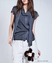 COOLAファーモンキーBAGチャーム (BROWN) CQ-47523H