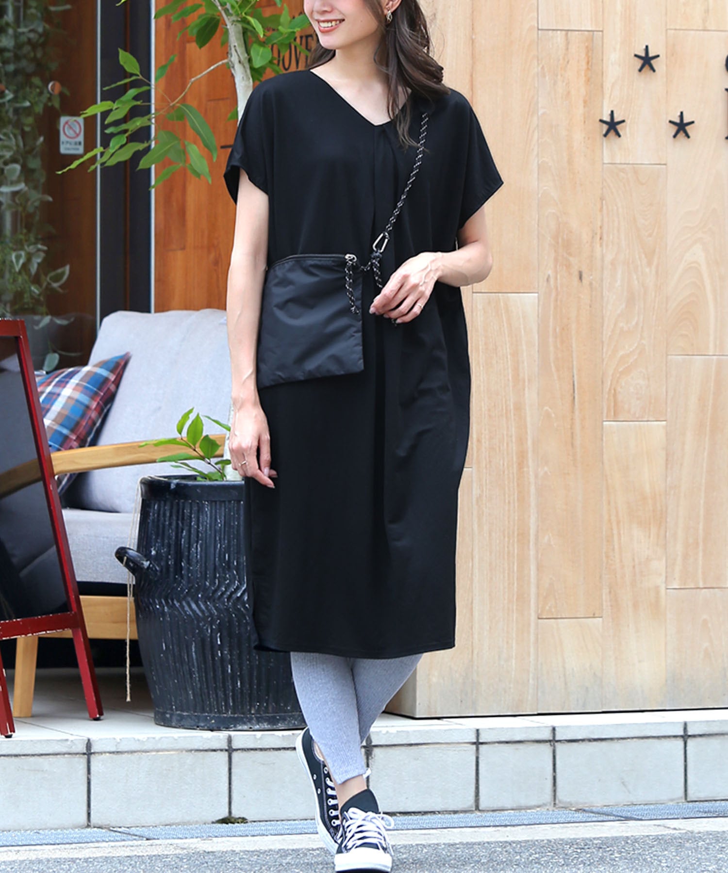 リネンタッチワンピース メーカー希望小売価格5,600円【Doula Doula