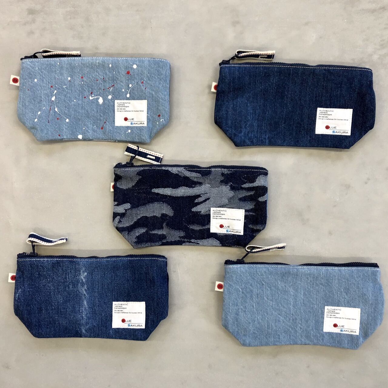 RANDOM DENIM POUCH | BLUE SAKURA JEANS 公式サイト