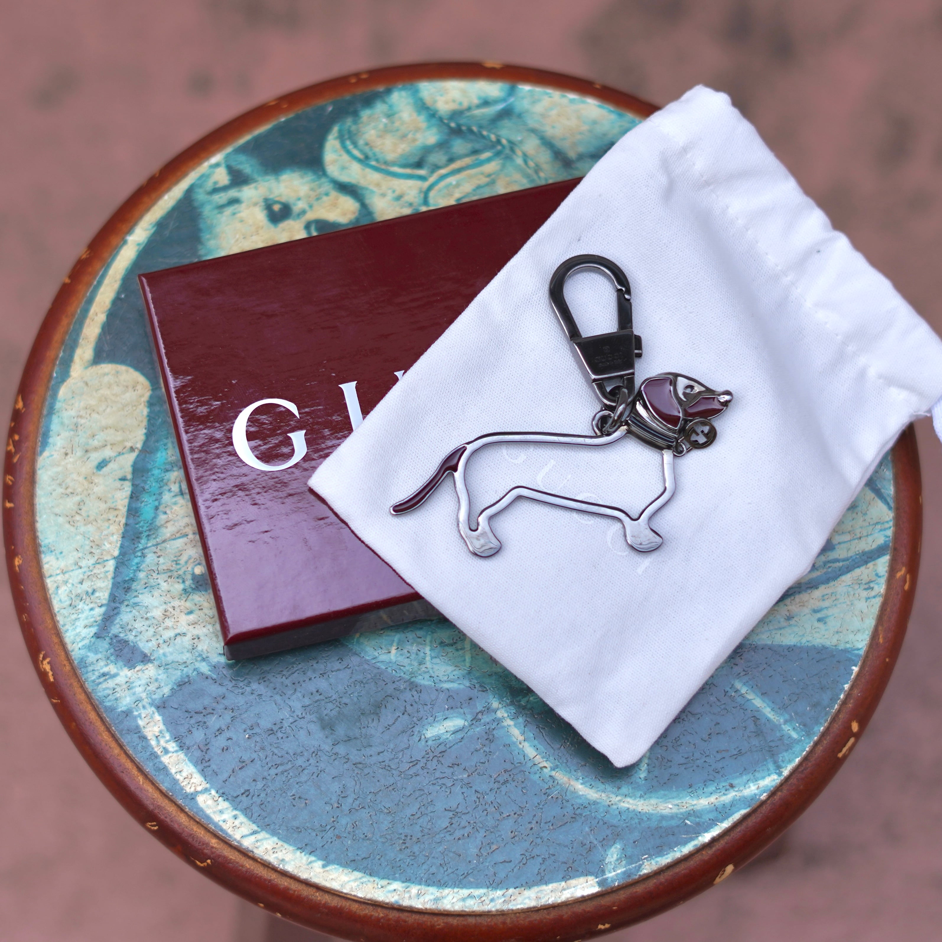 GUCCI インターロッキングGドッグ キーホルダー | トリノス-torinoth