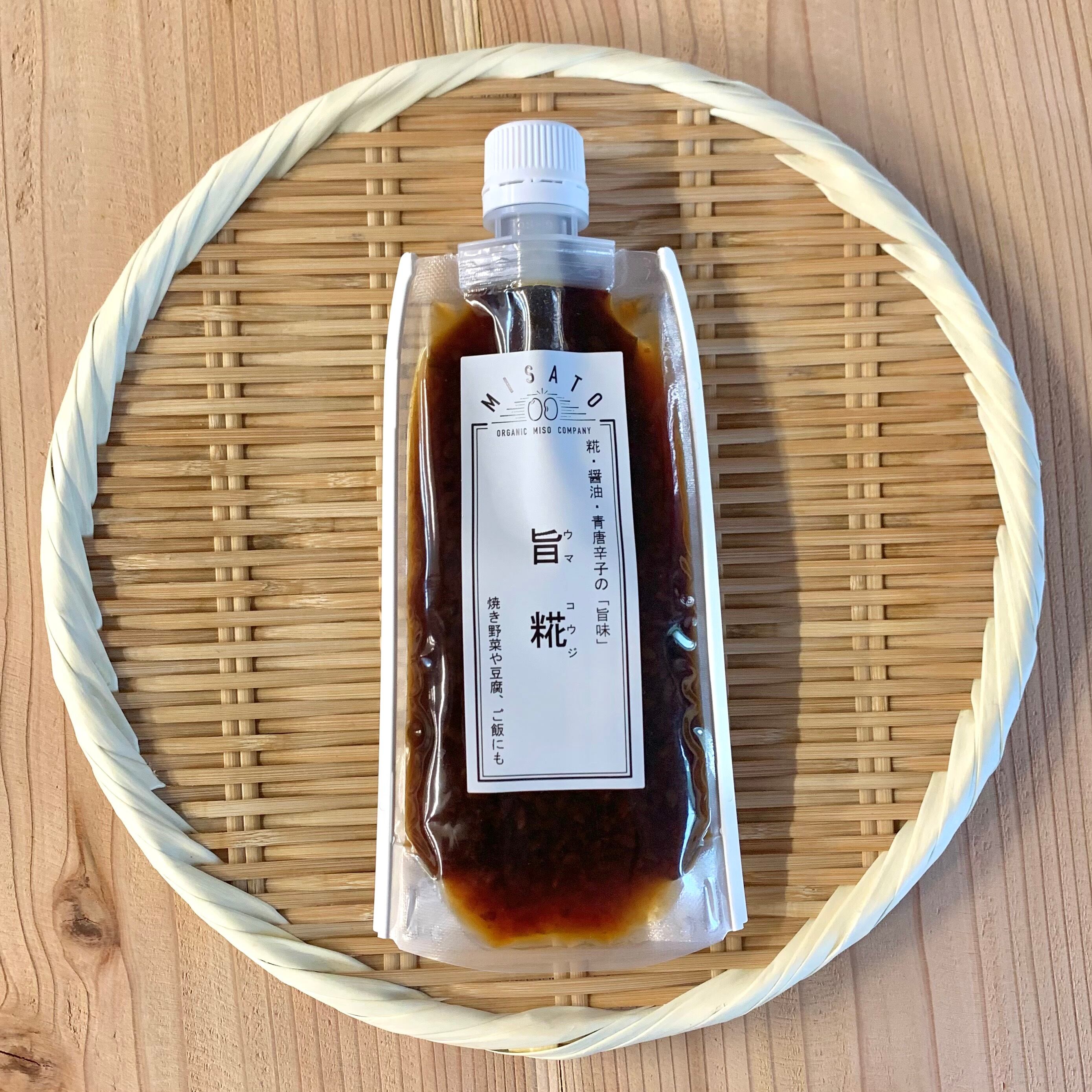 旨糀 醤油こうじ 青唐辛子の旨味 自然な甘みのピリ辛風味 150g オーガニック 発酵食品 有機 調味料 国産有機の発酵食品 カネサオーガニック味噌工房 旨糀 醤油こうじ 青唐辛子の旨味 自然な甘みのピリ辛風味 150g オーガニック 発酵食品 有機 調味料 国産有機の発酵食品 カネサオーガニック味噌工房