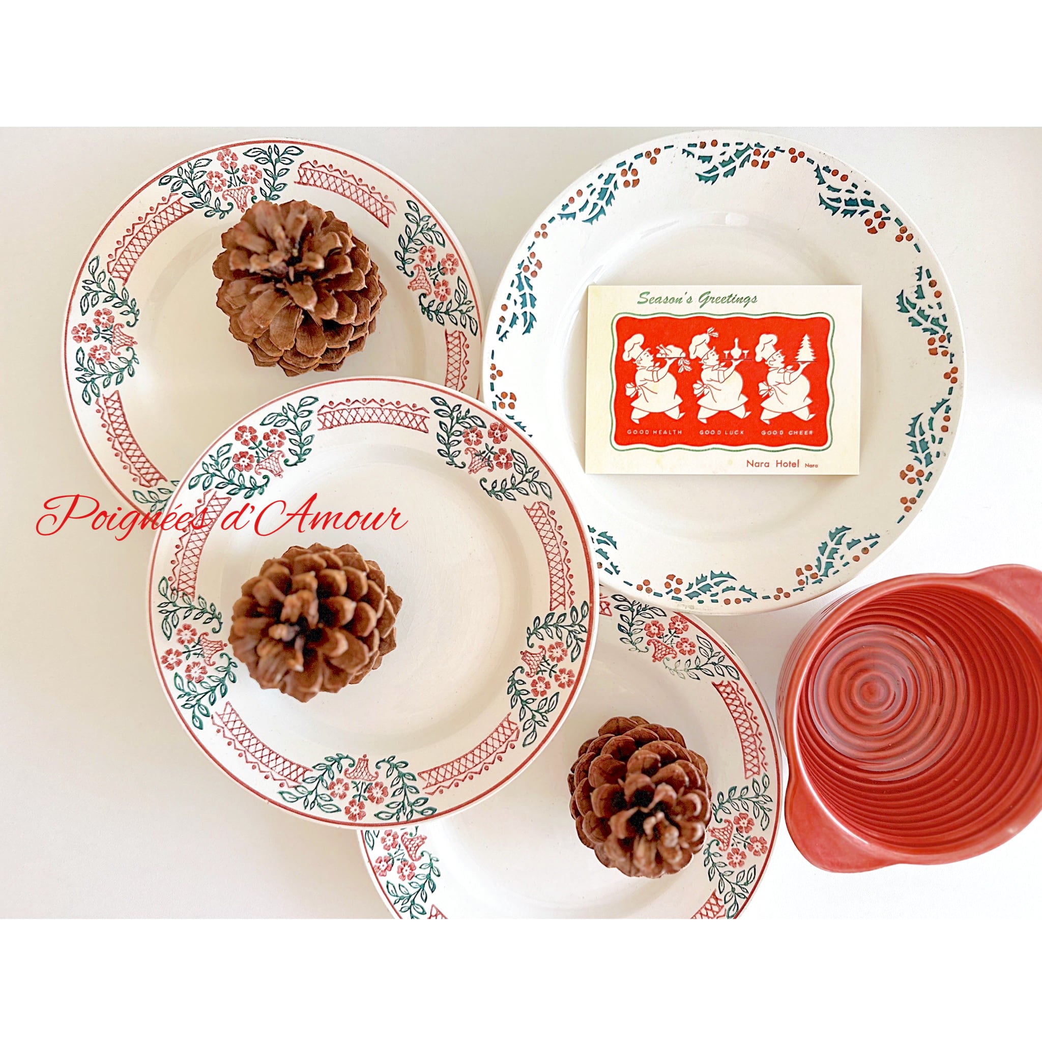 St-Amand サンタマン デザートプレート SAVERNE A（フランス） | ぽわ