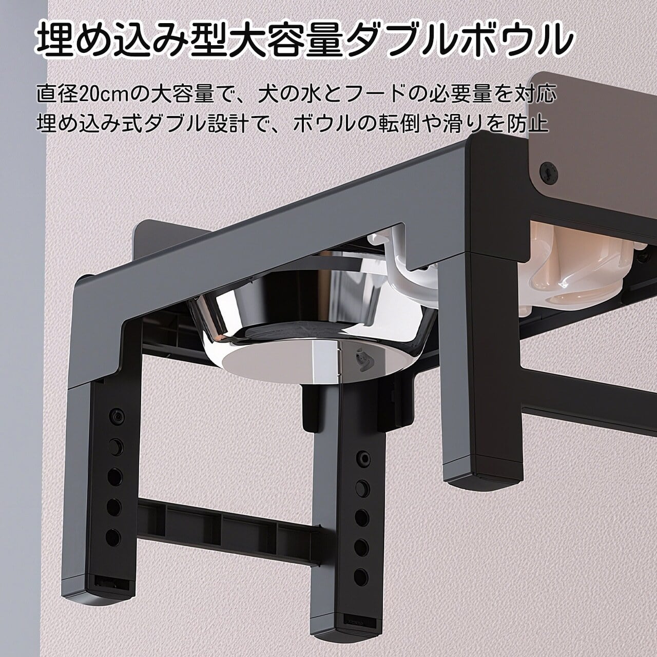 ひまわり型 高級ペットボウル スローフィーダー 高さ・角度調整可能 早食い防止 79. ペット用昇降式フィーダー 高さ・角度調整可能 首保護 転倒防止