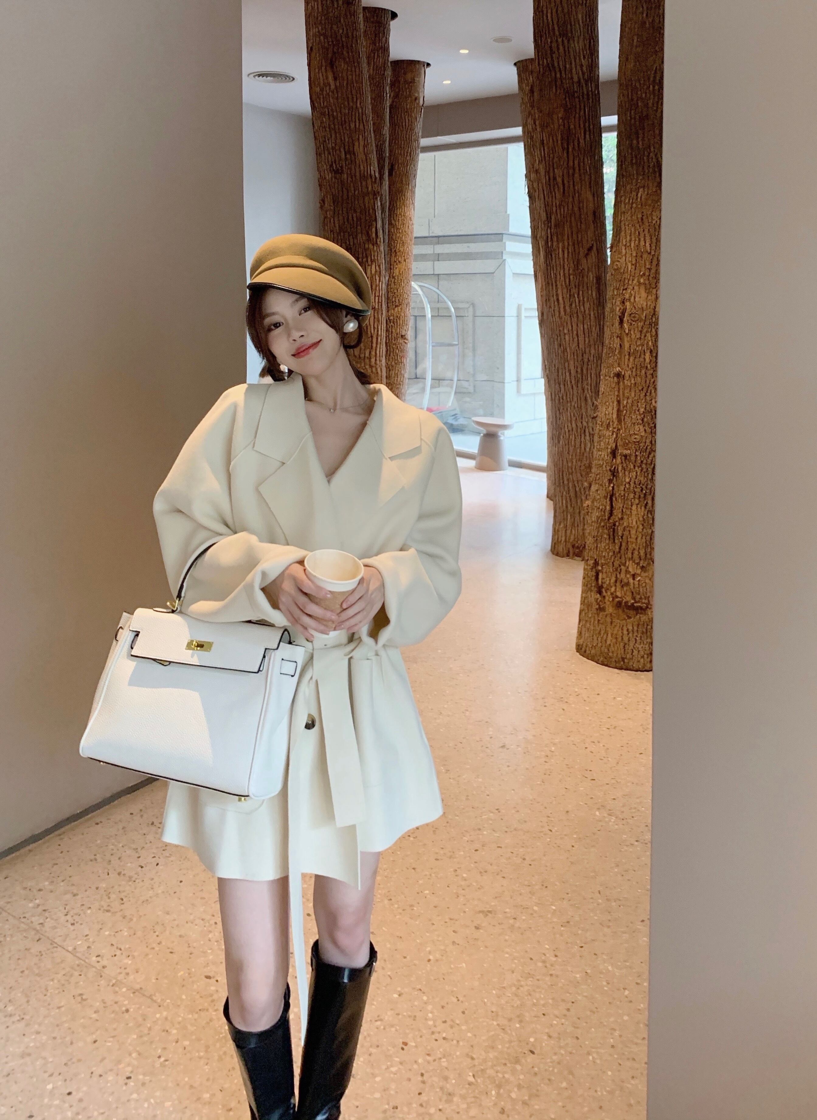 コート スタイルウェスト オータム 秋物 ウィンター 冬物 ブラックストロベリース96535273412