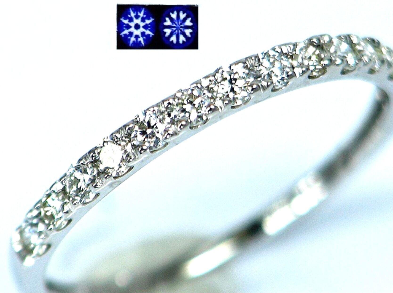 天然アレキサンドライト ダイヤモンド PT950 エタニティリング（宝石