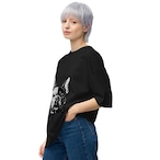 ビッグシルエットBUHI プリントTシャツ(Black)