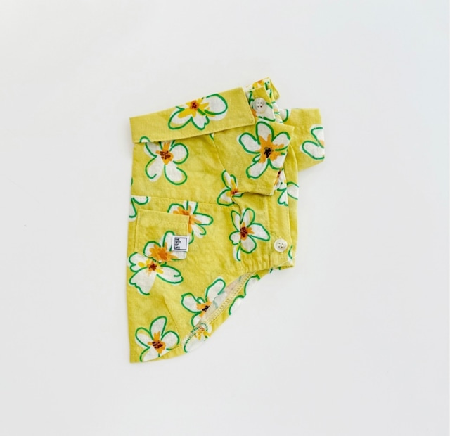 【THEREST OF LIFE】HAWAIIAN FLOWER SHIRT(yellow)