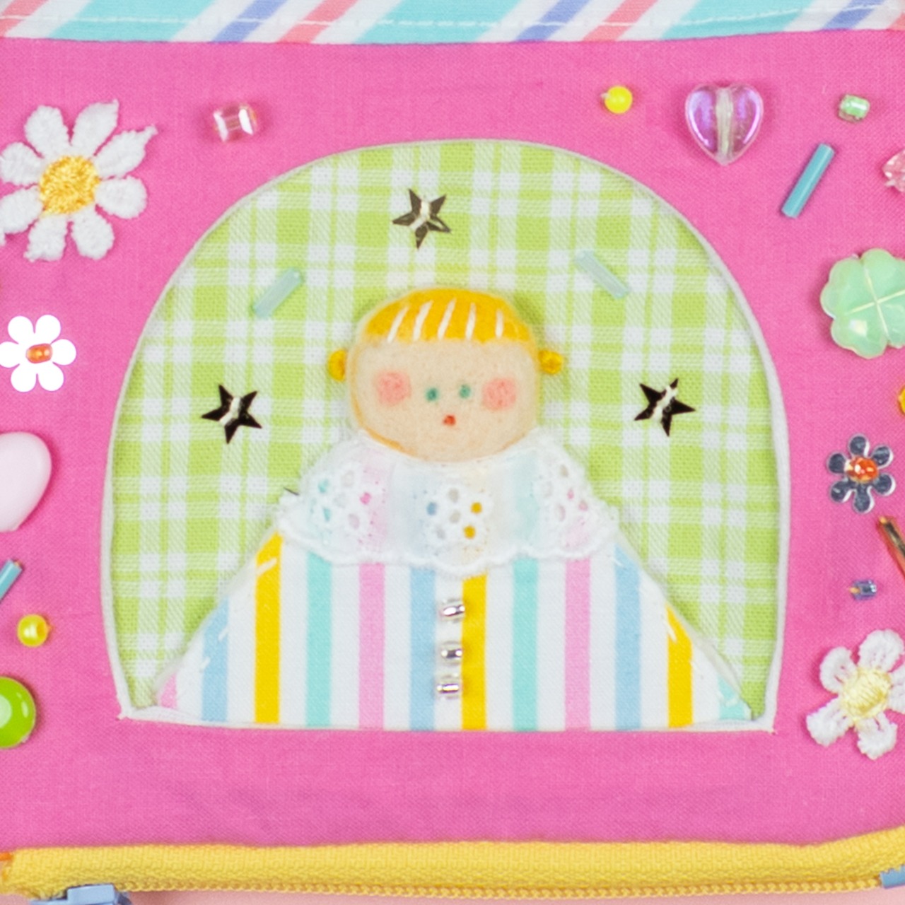 < moë > おうち pouch - pink