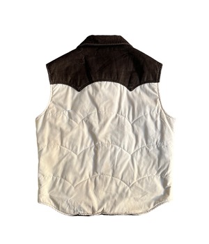 Vintage 70s Sears Down vest -Made in USA-