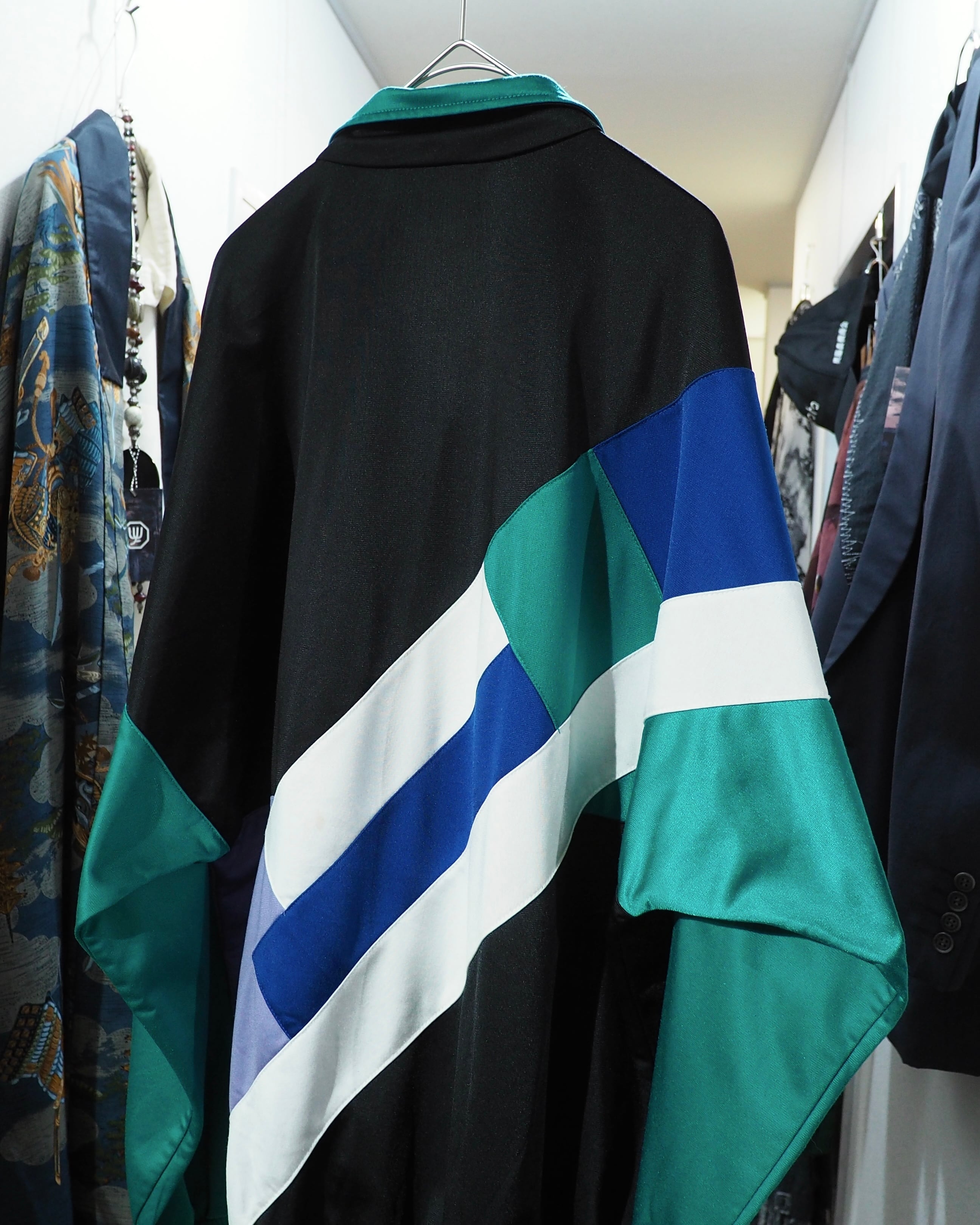 1980s ” Old adidas ” Multi color panel Switching vintage Track jacket
