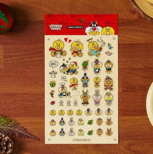 【KAKAO FRIENDS】ルーニーテューンズ コラボ 透明シール