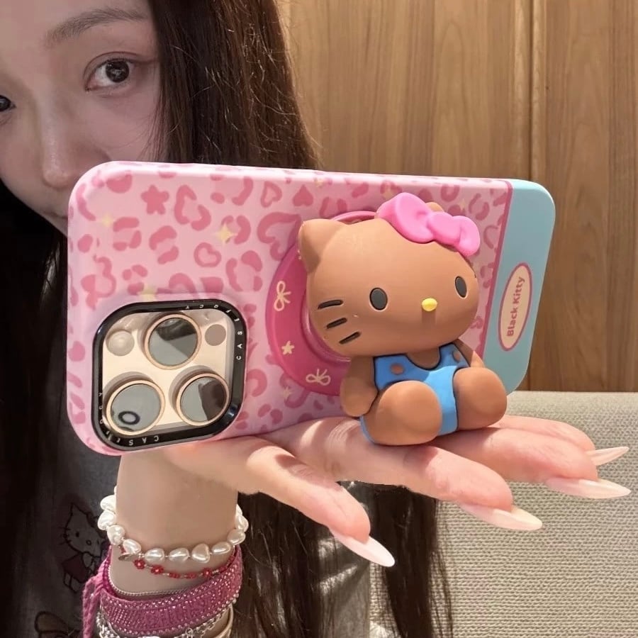 ハローキティ スマホケース 日焼けキティ iphoneケース 韓国 可愛い
