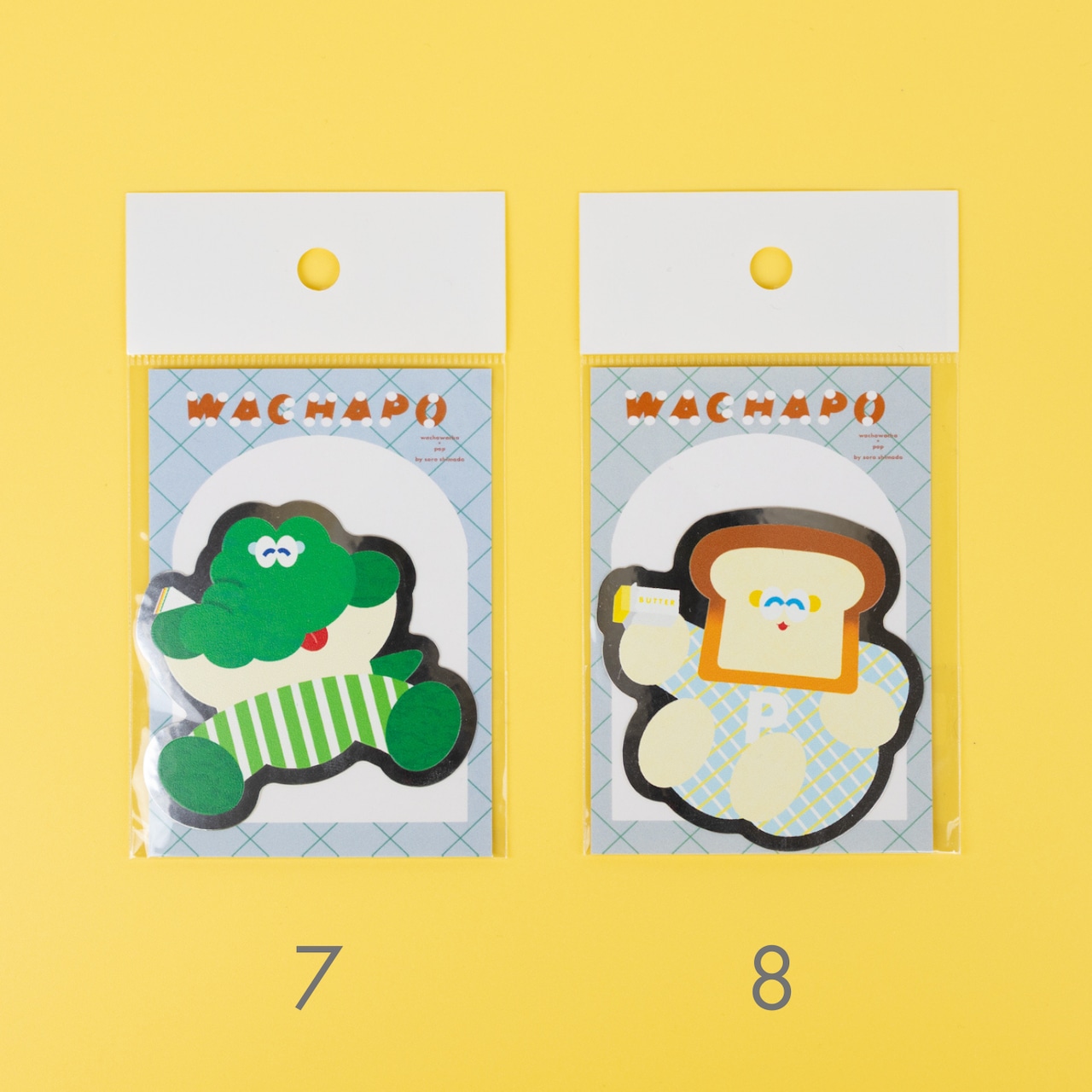 < WACHAPO > キャラクターステッカー