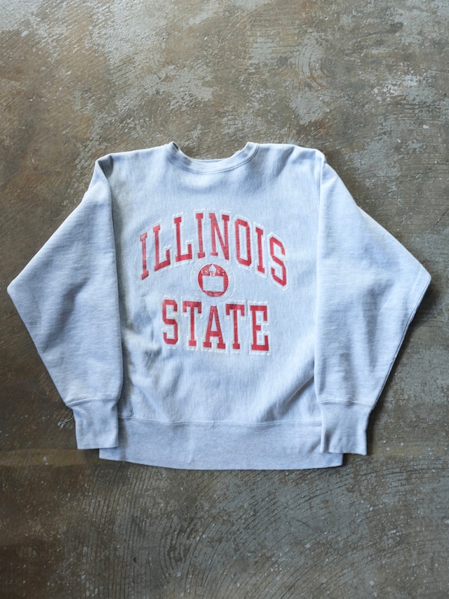 Used 80's Champion REVERSE WEAVE ILLINOIS STATE Sweat