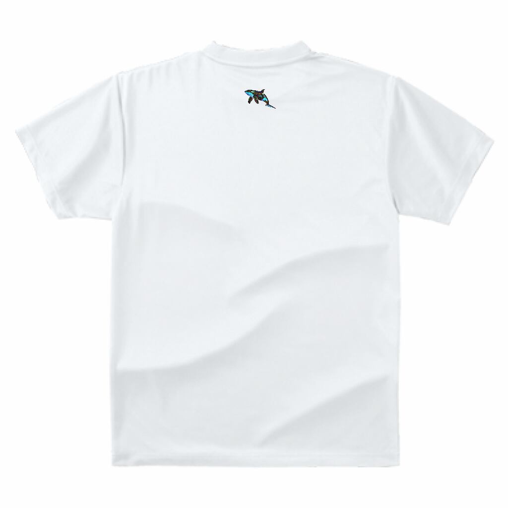 シャチくん襟下Tシャツ | vivid sea