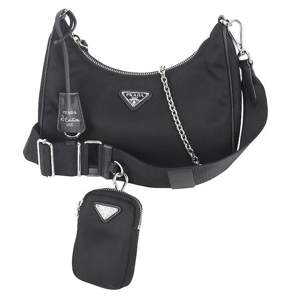 Unused PRADA プラダ リエディション 2005 Re-Nylon バッグ 2WAY ブラック 1BH204 未使用品