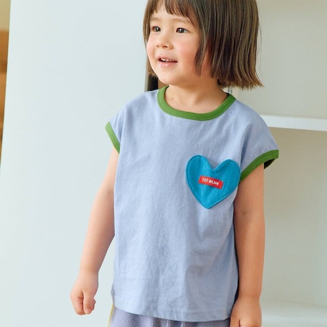 《予約》1st blue ¨ heart pocket T ¨ 2nd 26summer