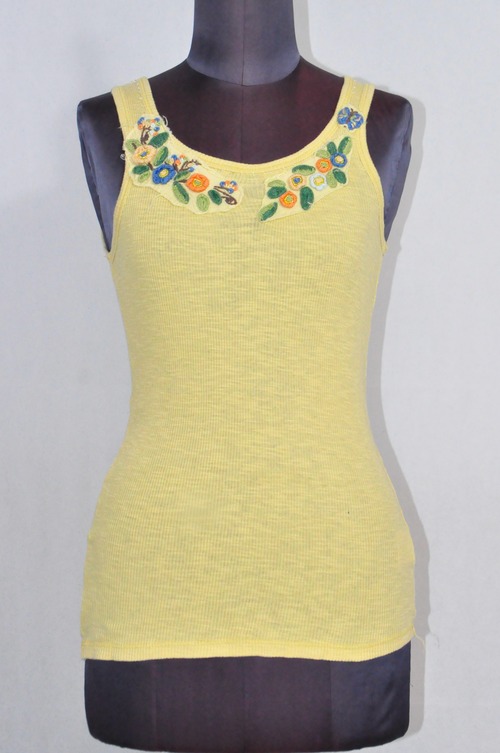 flower stitch camisole