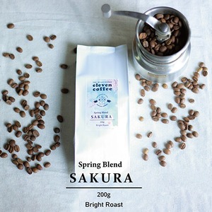 ※数量限定【コーヒー豆 200g】春ブレンドコーヒーSAKURA（さくら）