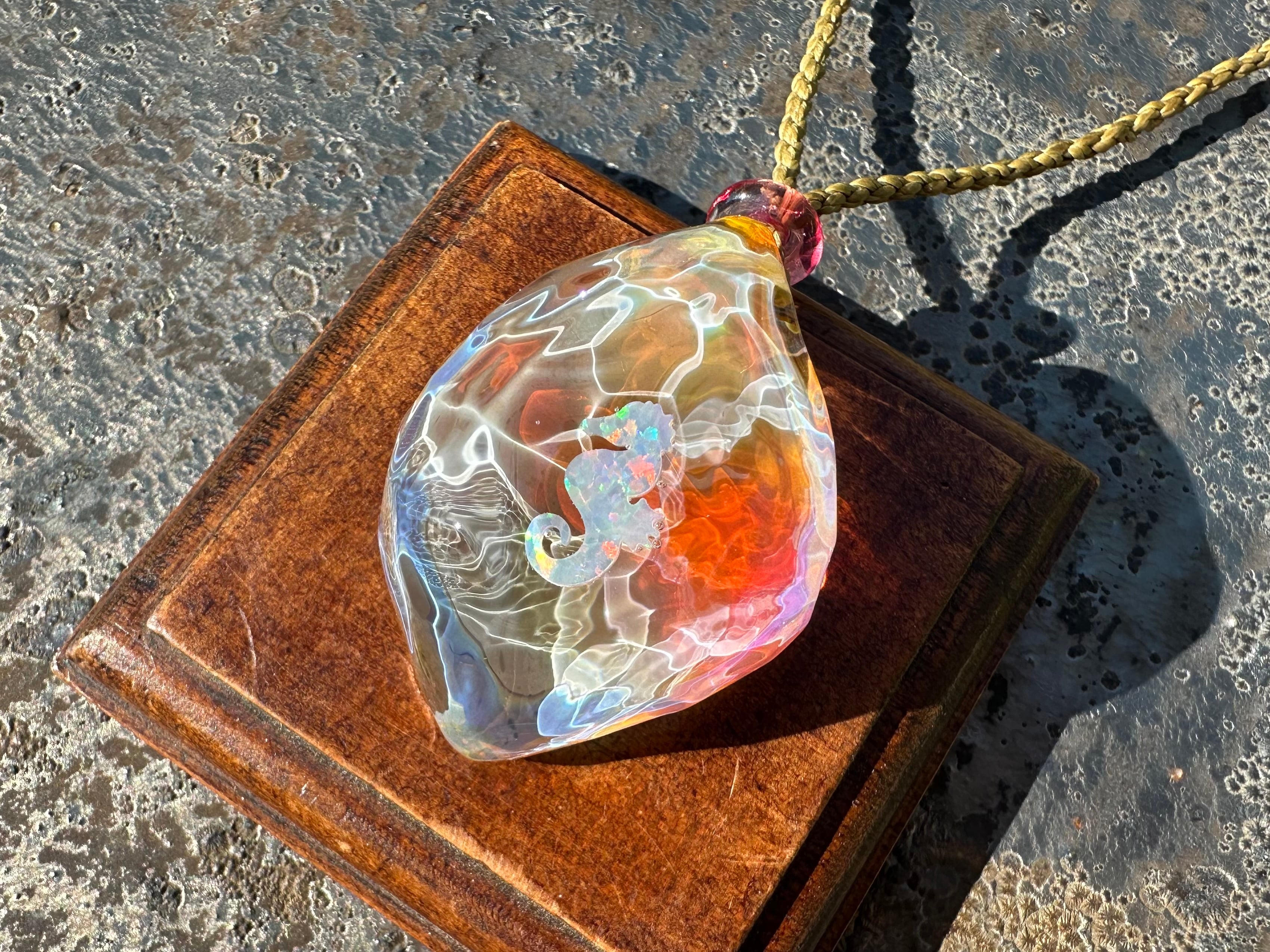 BlueFlower】青の花ヘアゴム size S | GuruGuruGlass