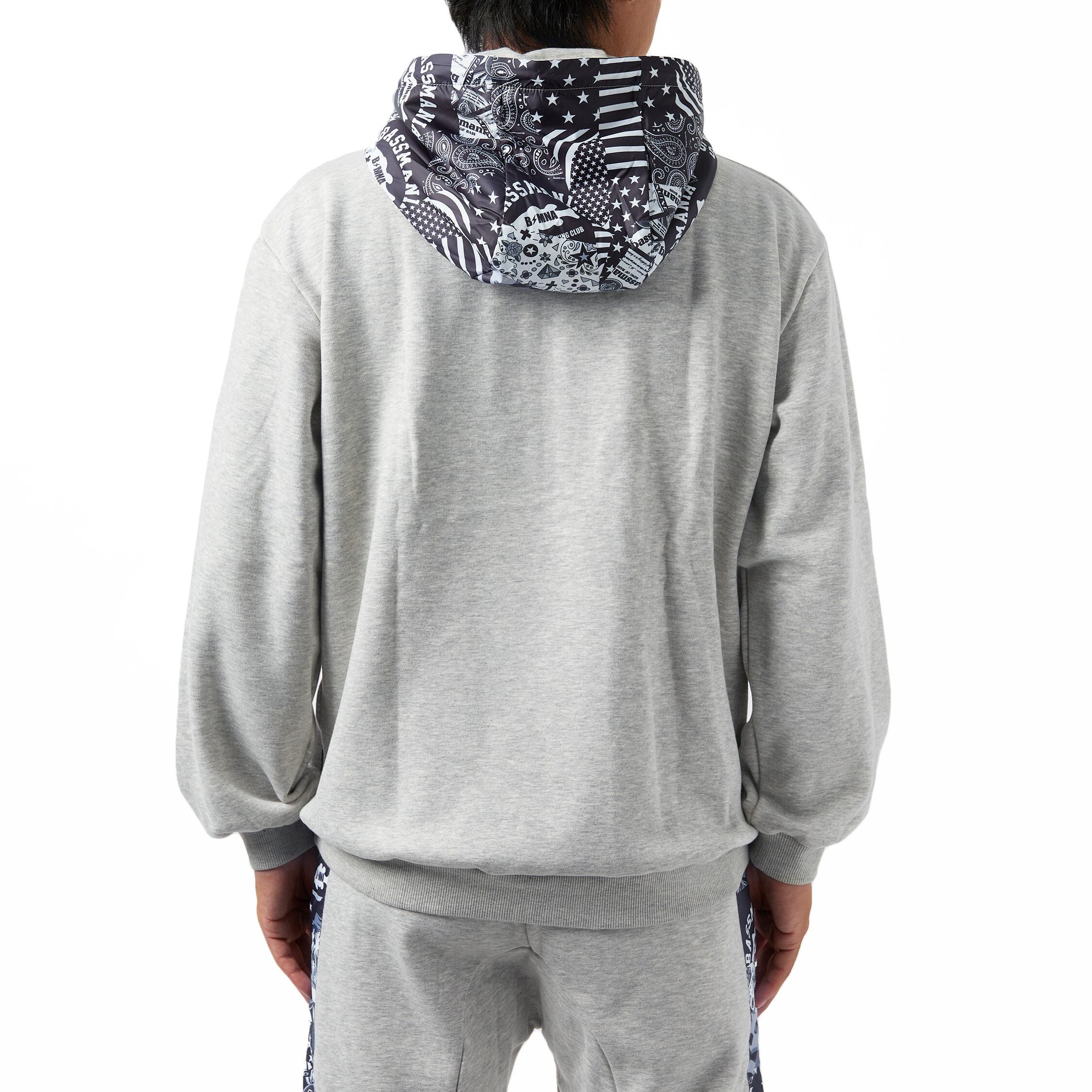 バスマニア　昇華切替えパーカー・スウェット 昇華切替えハーフジップパーカ[ORIGINALPattern] [限定生産