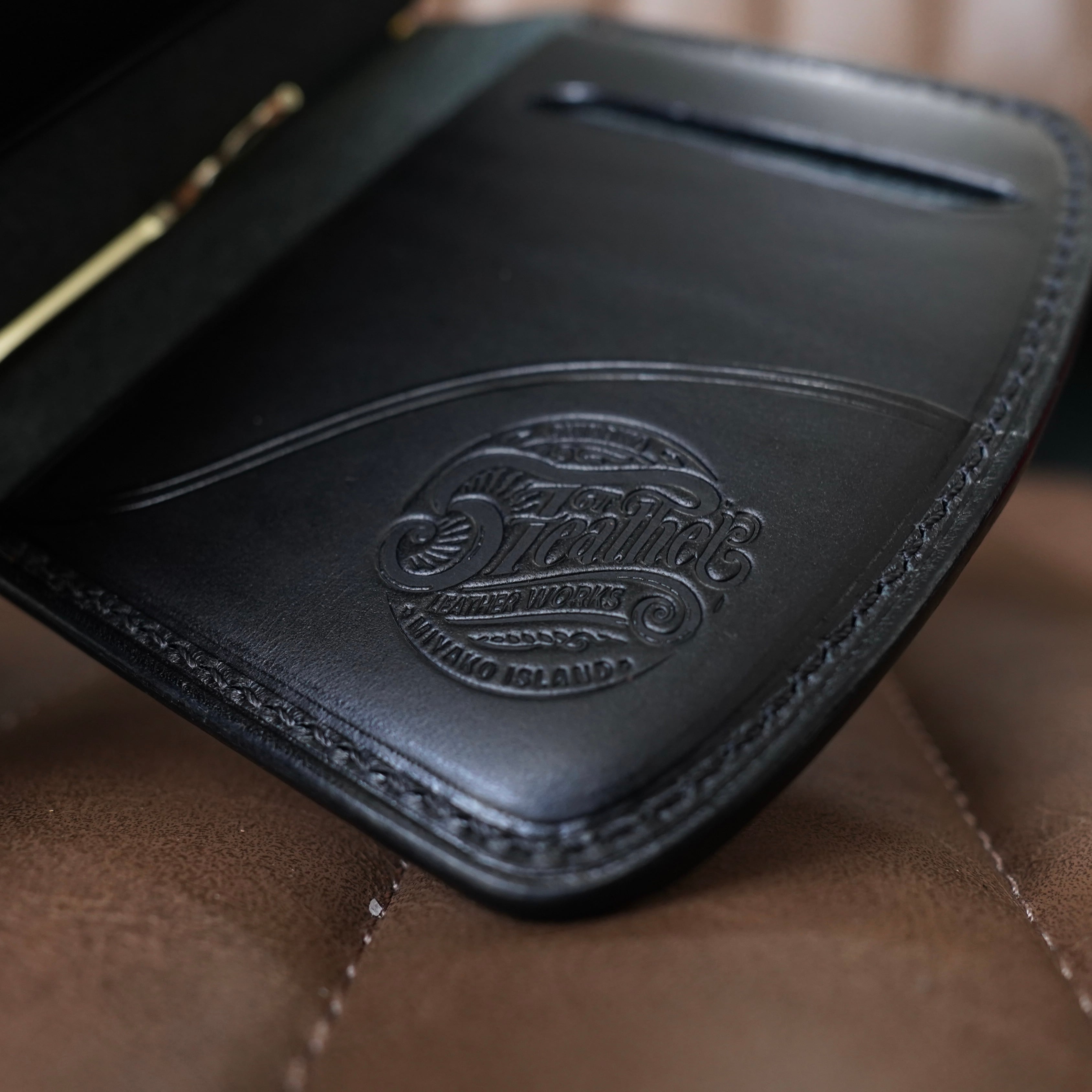 即納】ブッテーロ ブラック(ワルピエ社)/マネークリップ | 6T leatherworks