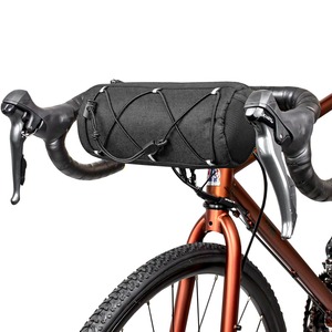 【人気】GORIX(ゴリックス)フロントバッグ 自転車 防水撥水 ロードバイクおしゃれ ハンドルバッグ (GOOD-DAY) アウトドア フロントばっぐ フレームバッグ クロスバイク 自転車通勤 街乗り 小物収納 (ブラック)