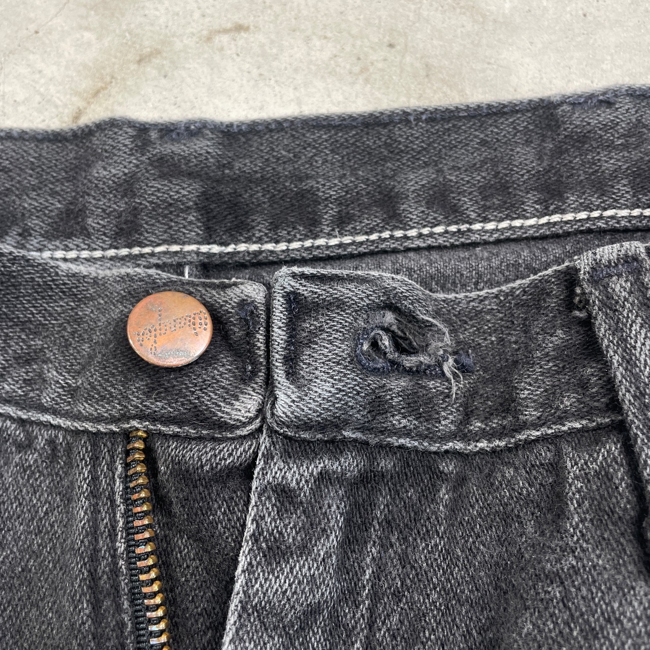 90年代 USA製 Wrangler ラングラー ブラックデニムパンツ メンズW34 