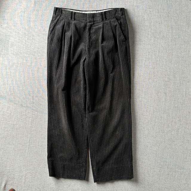 90's Mr. JUNKO BROS Stripe Slacks W32