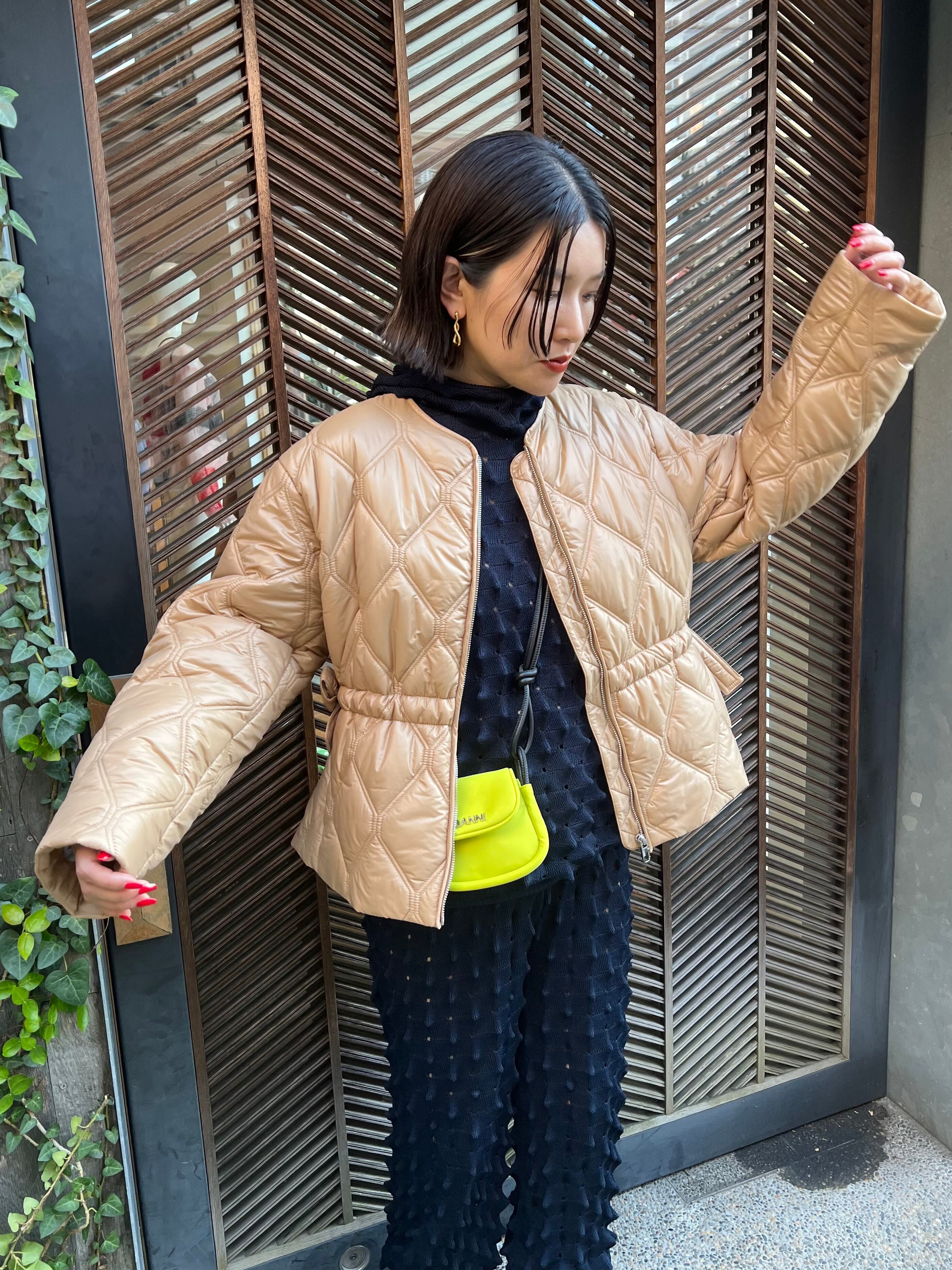 GANNI ガニー spreadcolor quilting jacket