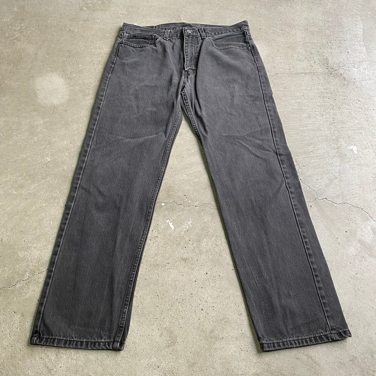Levi's リーバイス 505 テーパード ブラック デニムパンツ メンズW36