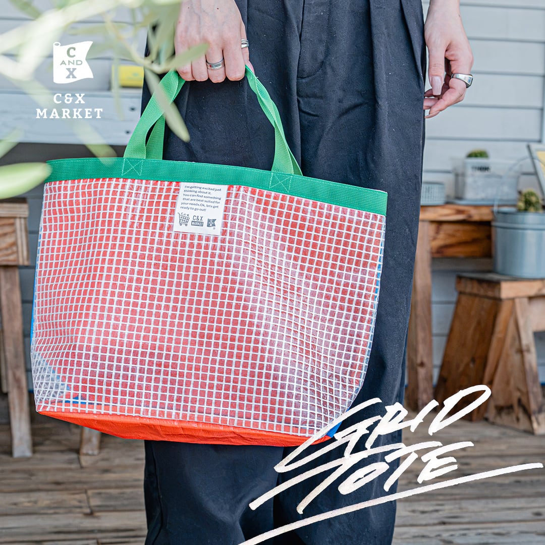 C&XMARKET / グリッド トートバッグ｜GRID TOTE BAG | WHATNOT