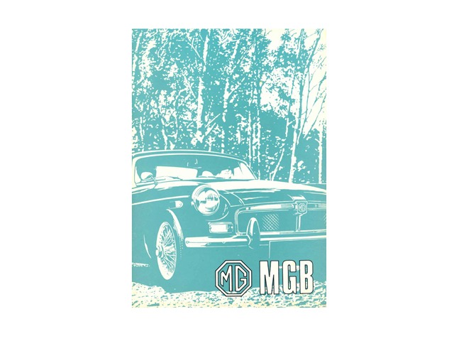AKD8155 オーナーズハンドブック、MGB 1972-1973年 USA仕様