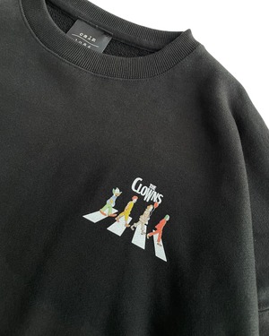 【calm original】the clowns print sweat shirt <2design>