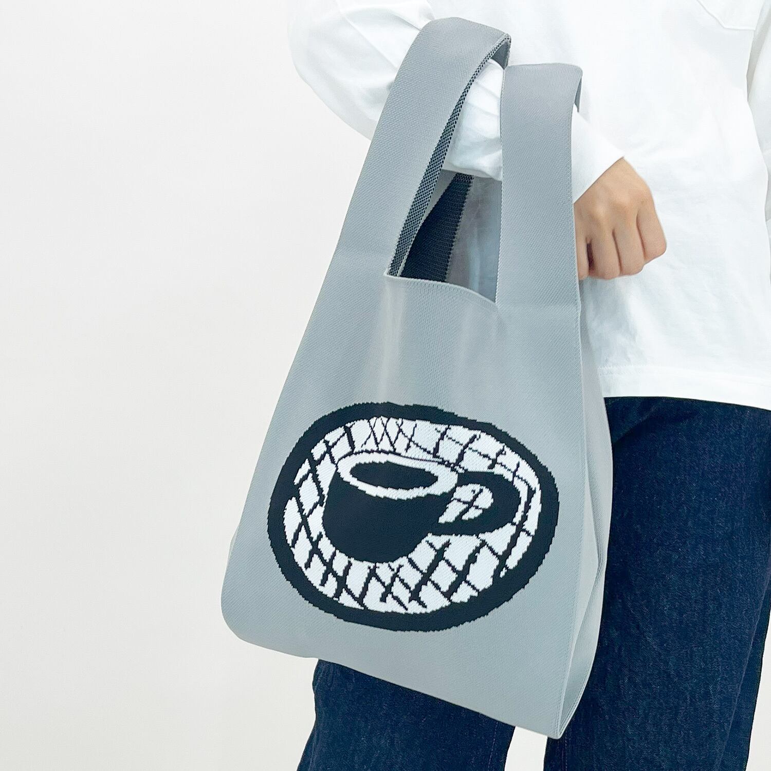 Kazuki Kamamura】鎌村和貴 KNIT MARCHE BAG nothing but ニット