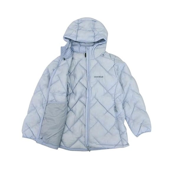 な*様 montbell 水色 ネージュダウンレディース L モンベル mont-bell モンベル ネージュダウン パーカ Women's 女性用