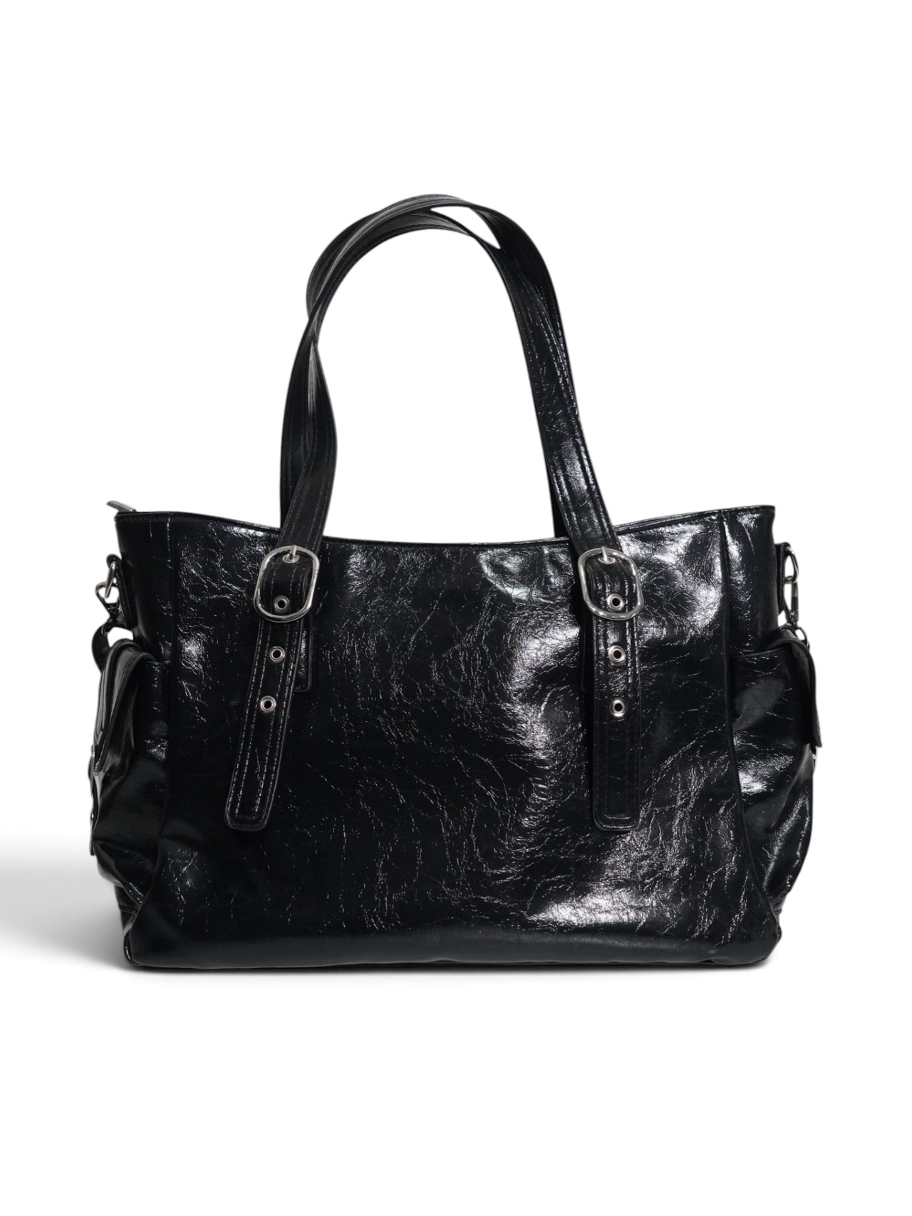 【PLANET STUDIO】Double Buckle Shoulder Bag