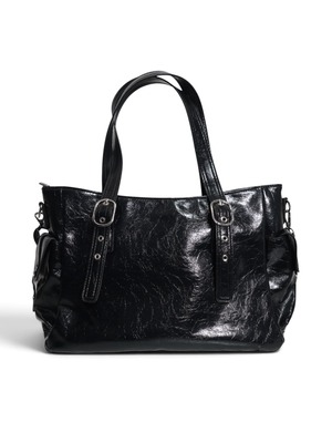 【PLANET STUDIO】Double Buckle Shoulder Bag