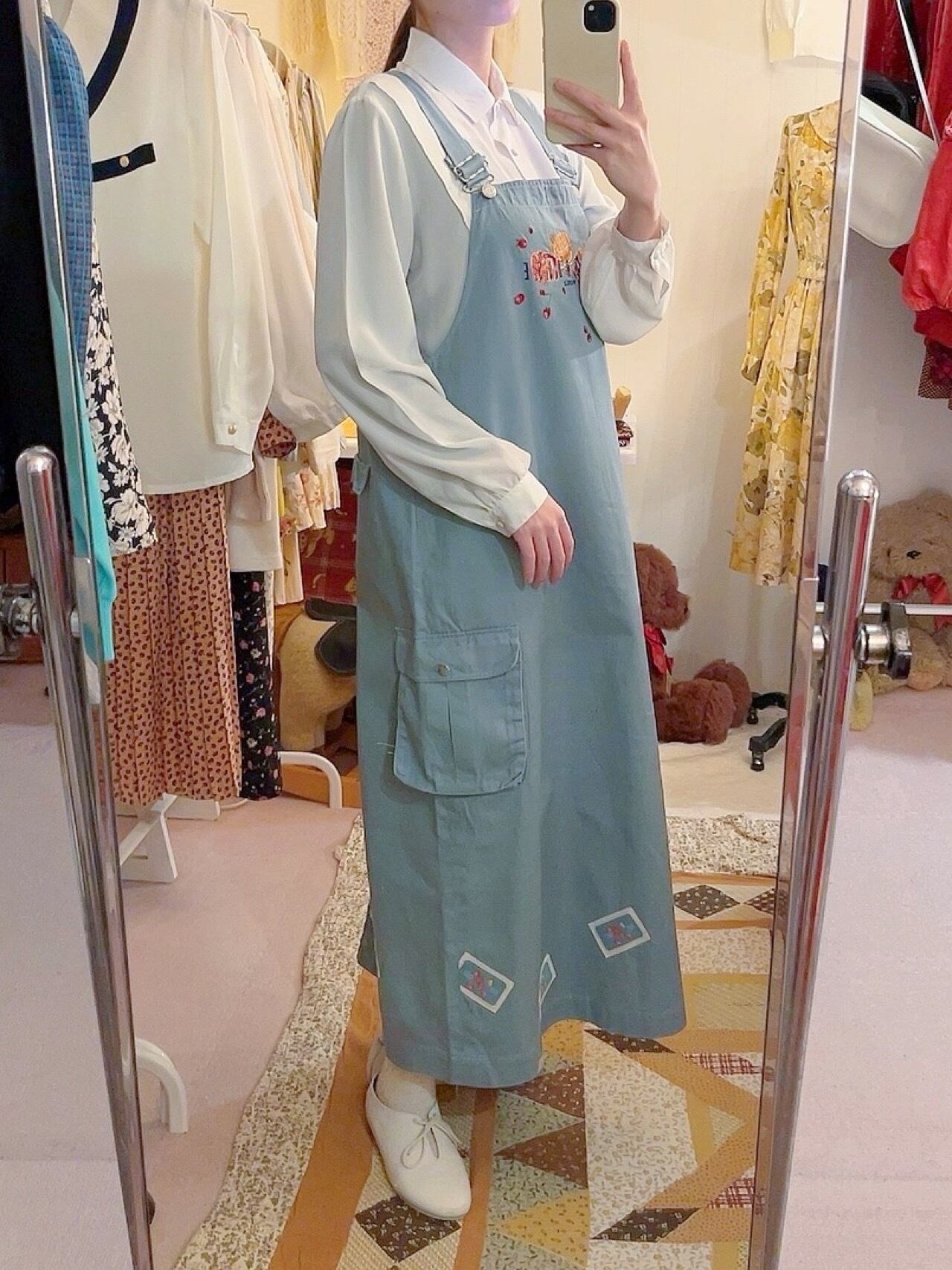 PINKHOUSE / strawberry jam jumper skirt