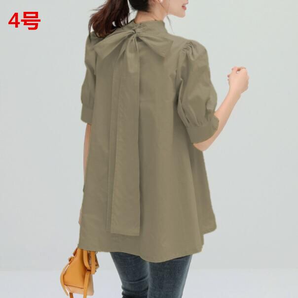 2022年春夏新作 ブラウス バックリボン 人気シャツ レディーストップス おしゃれ 着回し 5色