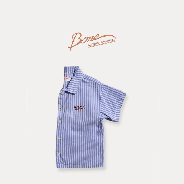 【予約】stripe shirt/ boneoune（kids）