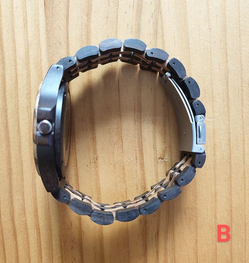 天然木製腕時計 ウッドウォッチ  ナチュラル腕時計 エコウォッチ 環境配慮 透かし彫り文字盤 軽量時計 男女兼用 自然素材