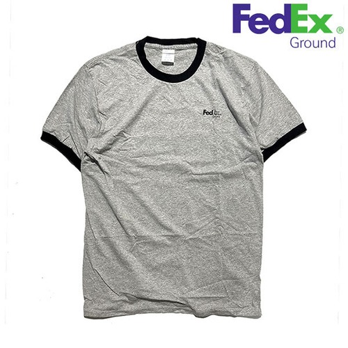 【公式アイテム】FedEx Ground Classic Ringer Tee  フェデックス クラシック リンガーTシャツ【1431343-gray】