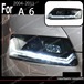 アウディ　A6　C5　C6　アップグレードヘッドライト　2009～2011　　-HAD-1093