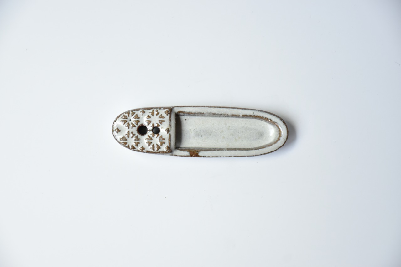 小代瑞穂窯 / 福田るい : 香立 / 花入 (小) ⑭