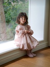 韓国子供服 / 26Autumn / 〖取寄〗ko and ko / パンプキンワンピース / ベビー服 / キッズ服 *XXS~L*