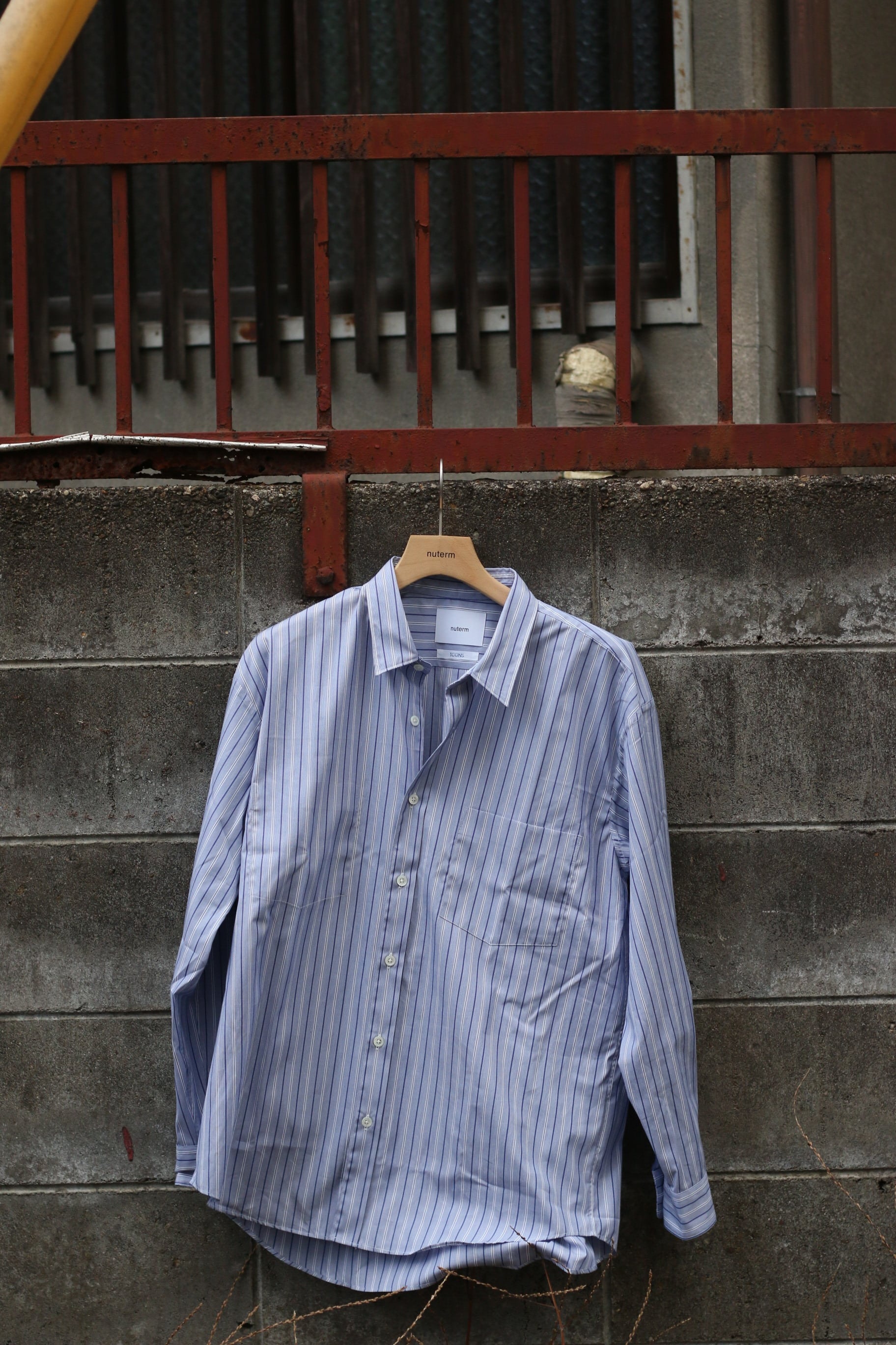 nuterm］Relaxin` Shirts ICONS EX. “Blue Stripe” | ICONS