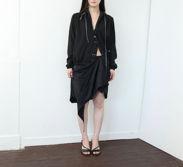 【ulikasanctus】PLAKET HOODED JACKET