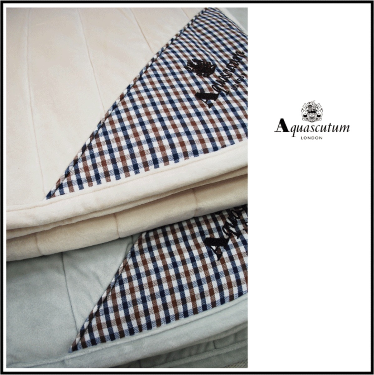 パッドシーツ（DL）【aquascutum】西川株式会社 | ねむりの専門店たにや
