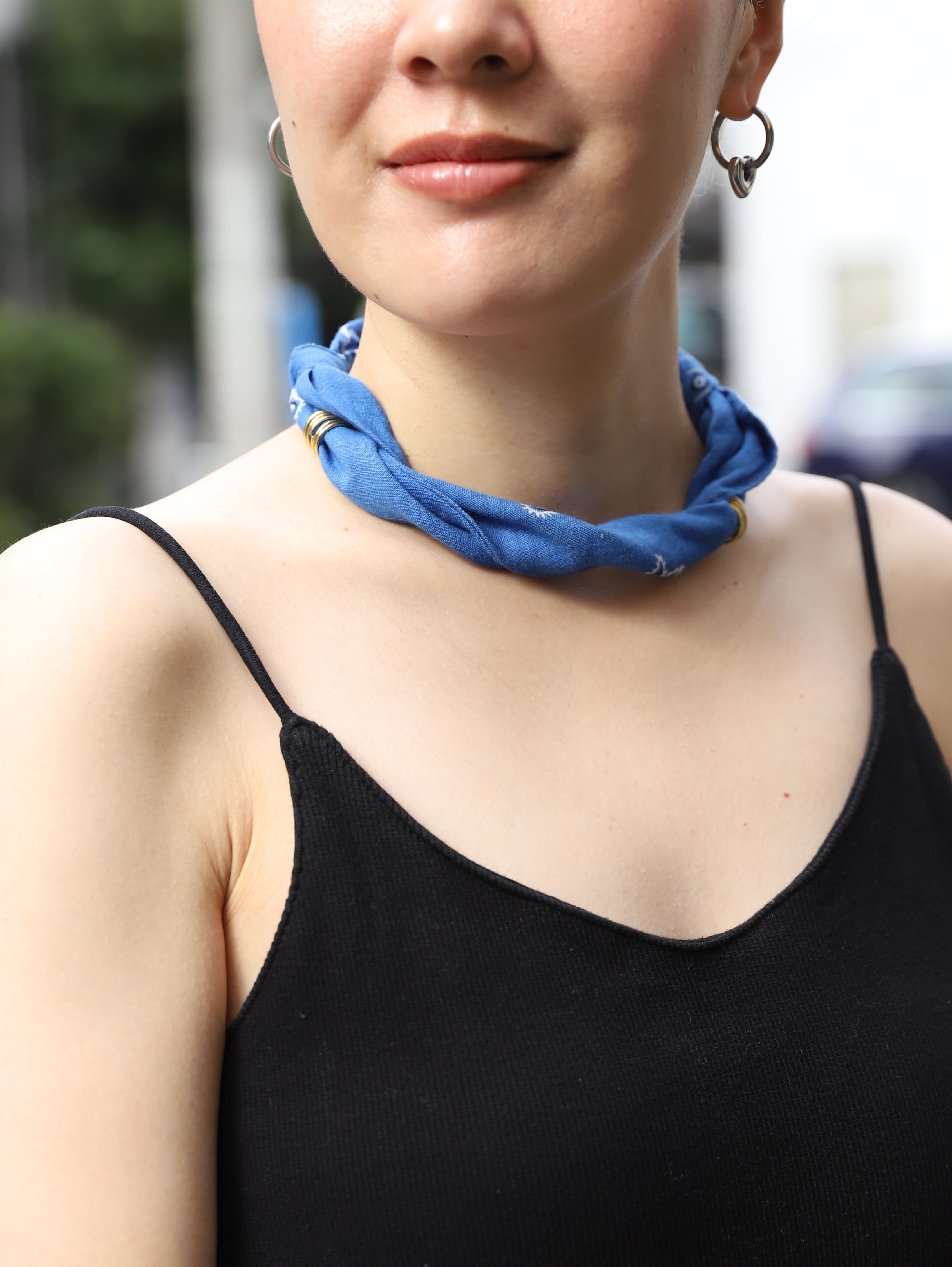 Vintage bandana necklace ”Clematis” | cherish eye jewelry